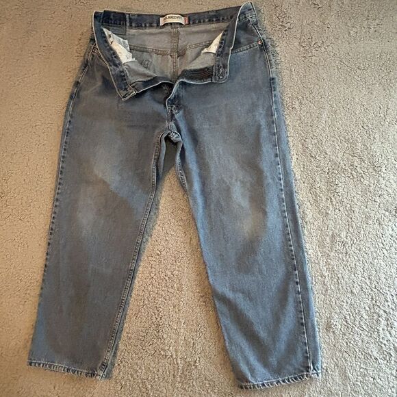 Levis Mens 550 Relaxed Fit Jeans Size 38x30 Measures 36 X 281/2 Workwear Dadcore - Picture 1 of 16